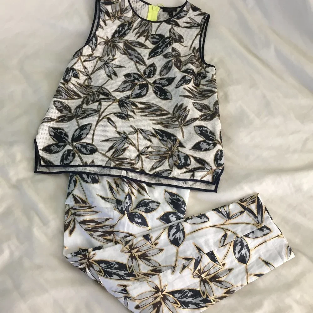 J. Crew Sleeveless Cotton Top  (NEW) - Picture 3 of 10